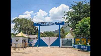 Dalmia cement factory in Rohtas (HT photo)