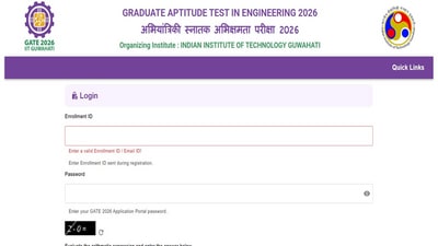 GATE Admit Card 2026 released at gate2026.iitg.ac.in, download link here GATE Admit Card 2026 released at gate2026.iitg.ac.in, download link here