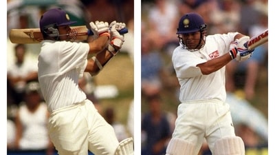 Rahul Dravid and Sachin Tendulkar's record stood tall for 16 years (AFP Images) Rahul Dravid and Sachin Tendulkar's record stood tall for 16 years (AFP Images)