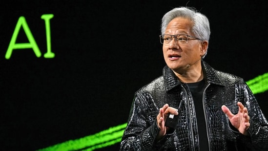 Huang did not name specific individuals but said that “very well-respected people” have promoted end-of-the-world style narratives that resemble science fiction more than practical reality. (AFP)