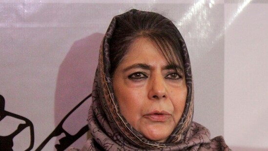 Mehbooba Mufti was reacting to Lieutenant Governor Manoj Sinha terminating the services of five government employees for their alleged terror links. (PTI)