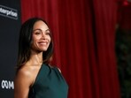 Cast member Zoe Saldana attends the premiere for the film 'Avatar: Fire and Ash', in Los Angeles, California, U.S., December 1, 2025. REUTERS/Mario Anzuoni