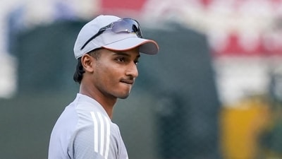 Ayush Badoni received his maiden India call-up as a replacement for Washington Sundar who has been ruled out due to injury (HT_PRINT) Ayush Badoni received his maiden India call-up as a replacement for Washington Sundar who has been ruled out due to injury (HT_PRINT)