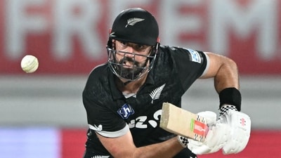 Chasing a stiff 285 on a slowish pitch, New Zealand romped home in 47.3 overs with Darly Mitchell anchoring the chase. (AFP)