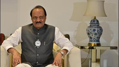 Maharashtra deputy CM Ajit Pawar in Pune on Tuesday. (Anshuman Poyrekar/HT Photo) Maharashtra deputy CM Ajit Pawar in Pune on Tuesday. (Anshuman Poyrekar/HT Photo)
