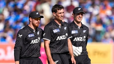 Kristian Clarke took three decisive wickets to stall India's top-order, sending Rohit Sharma, Shreyas Iyer and Virat Kohli back to the dressing room. (PTI)