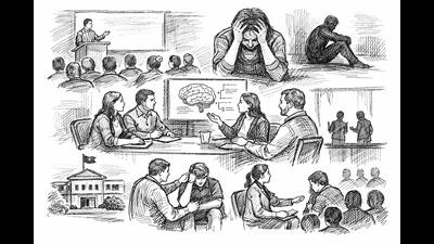 Thirty colleges from four districts will join sessions on crisis identification, classroom practices and psychological safety, officials said. (HT) Thirty colleges from four districts will join sessions on crisis identification, classroom practices and psychological safety, officials said. (HT)