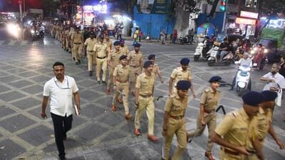 With one day left for polling on Wednesday, party workers across Pune kept a close watch on rival groups amid allegations of inducements to voters. (MAHENDRA KOLHE/HT) With one day left for polling on Wednesday, party workers across Pune kept a close watch on rival groups amid allegations of inducements to voters. (MAHENDRA KOLHE/HT)