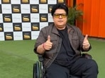Sajid Khan was spotted on the set of The Wheel of Fortune on Wednesday. 