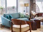 This dated 2BHK in Andheri East got a vibrant, coastal‑modern makeover. (Pics courtesy: Livspace.com)