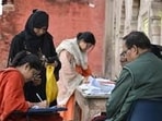 The enumeration phase of the SIR exercise began on November 4 in Uttar Pradesh. (FILE PHOTO) The enumeration phase of the SIR exercise began on November 4 in Uttar Pradesh. (FILE PHOTO)