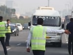 The traffic police have recently intensified their efforts to curb lane violations, illegal parking, wrong side driving, among others. (Parveen Kumar/Hindustan Times)