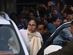 CM Mamata Banerjee leaves from I-PAC office while Enforcement Directorate (ED) conducts the raid at Infinity Waterside building, Sector V, Salt Lake in Kolkata CM Mamata Banerjee leaves from I-PAC office while Enforcement Directorate (ED) conducts the raid at Infinity Waterside building, Sector V, Salt Lake in Kolkata