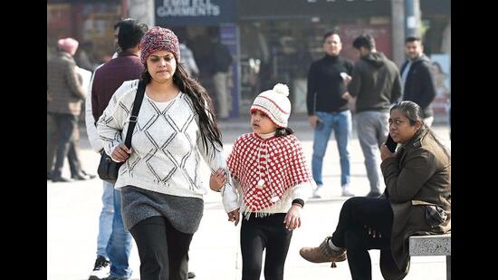 On Thursday, Chandigarh was still colder than Manali at 15.2°C and Shimla at 16.9°C. (Keshav Singh/HT)