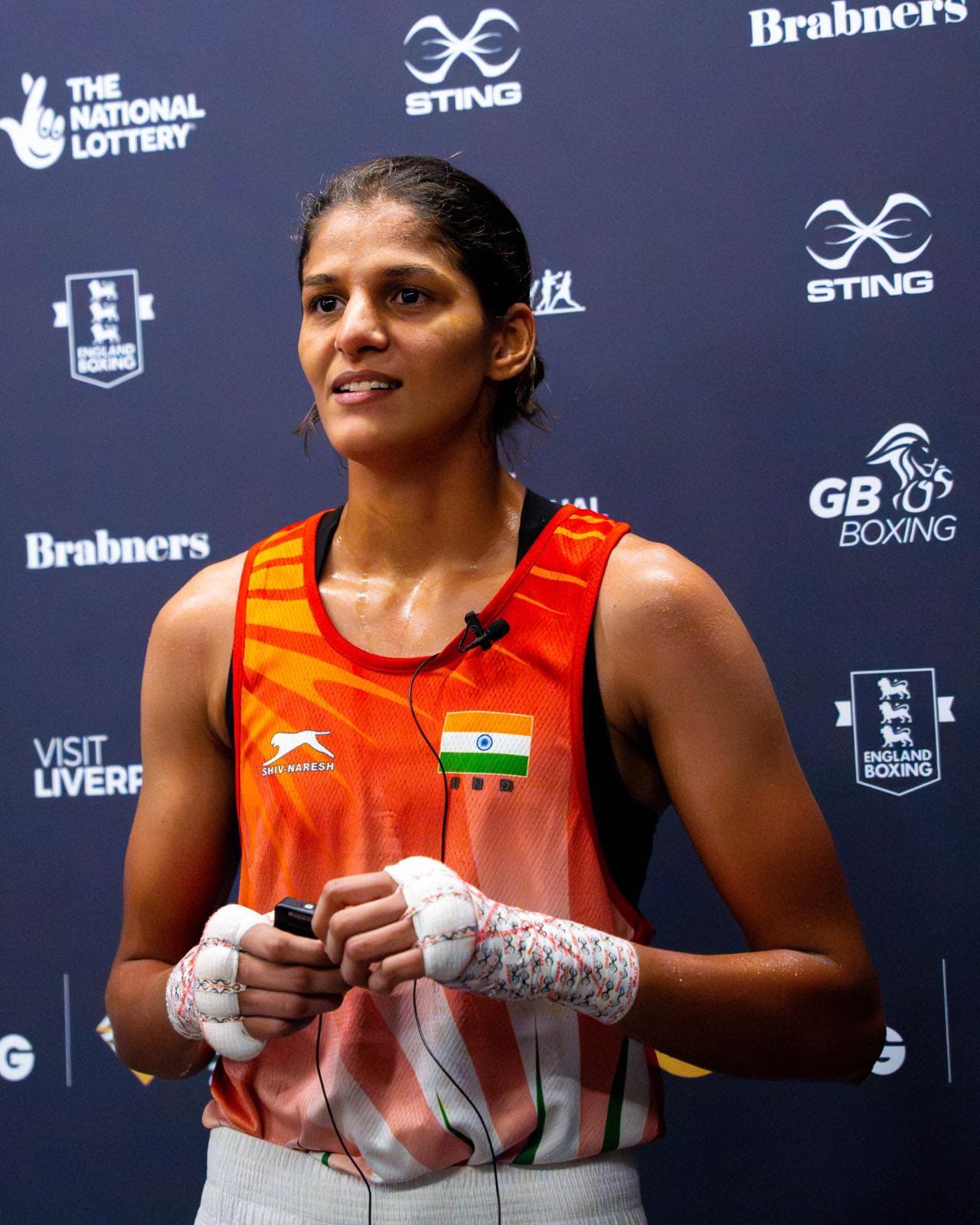 Olympian boxer Jaismine Lamboriya. Olympian boxer Jaismine Lamboriya.