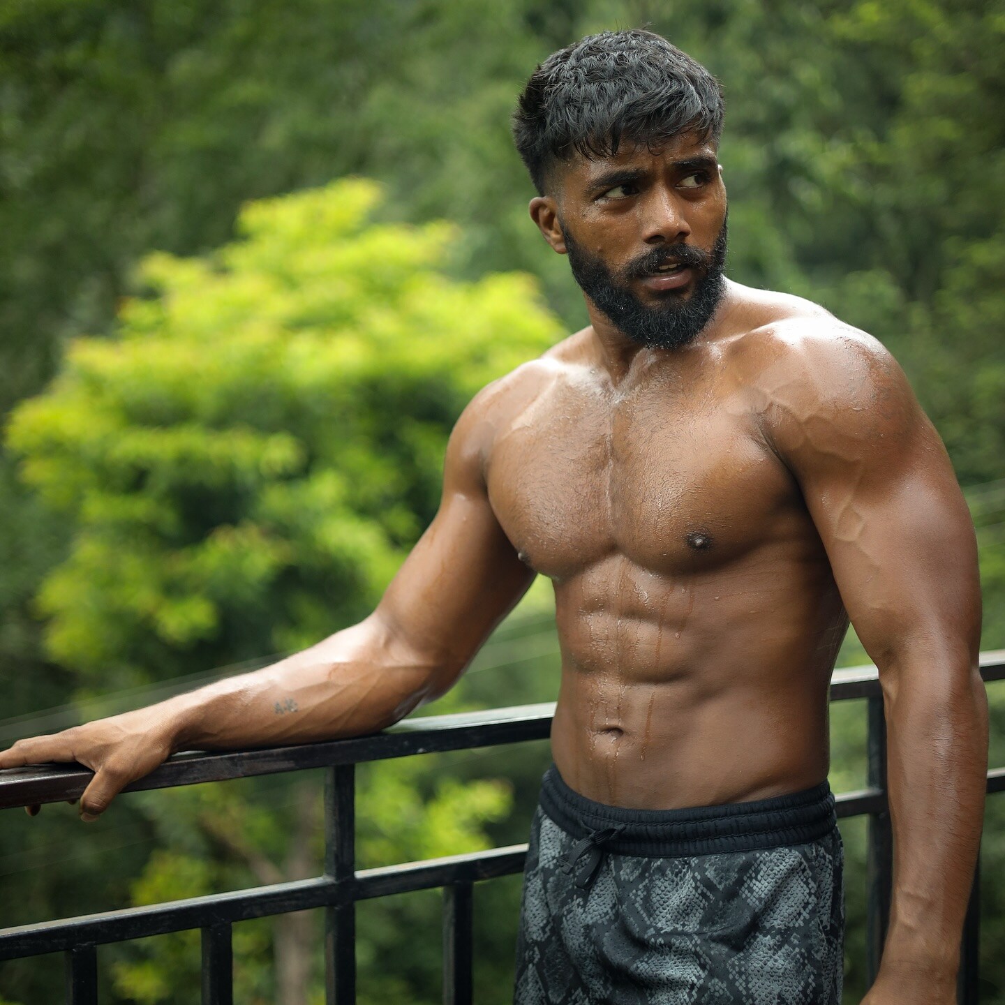 Ankit Baiyanpuria, Haryana-based fitness influencer and former wrestler. Ankit Baiyanpuria, Haryana-based fitness influencer and former wrestler.