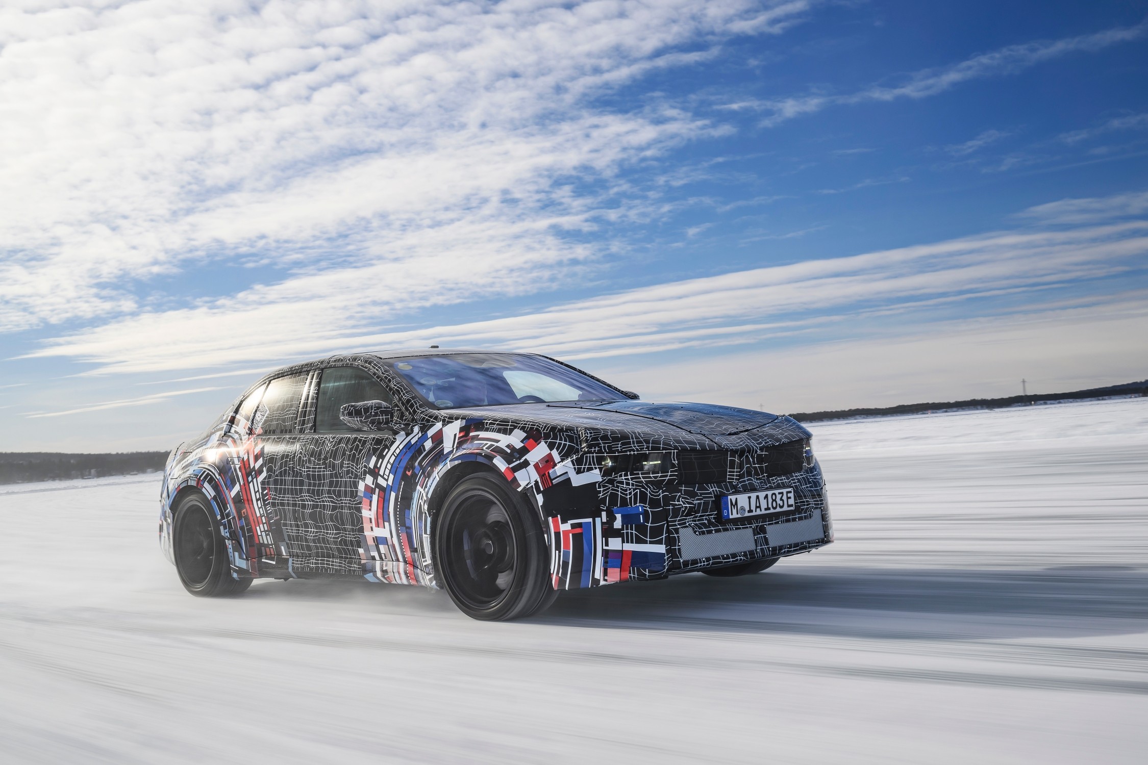 The electric M3’s high-voltage battery is designed for track use and will act as a structural component of the chassis