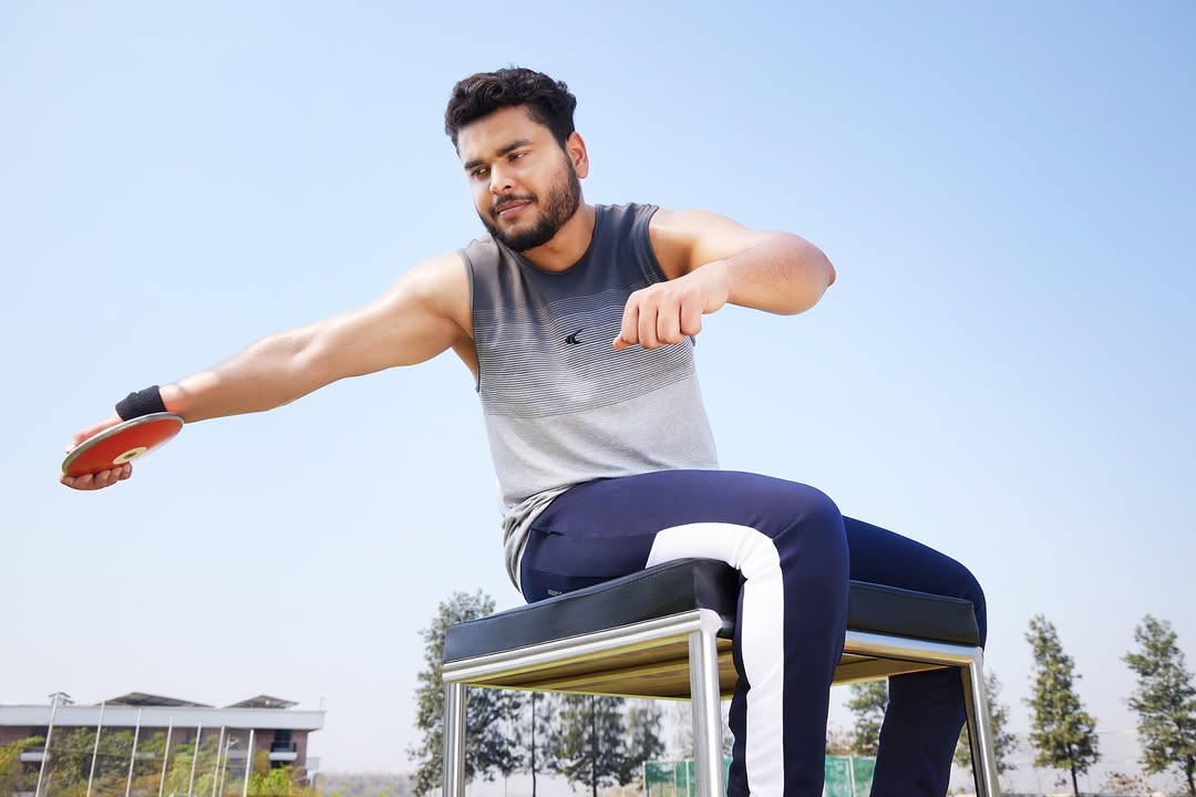 Delhi-based Paralympian discus thrower Yogesh Kathuniya. Delhi-based Paralympian discus thrower Yogesh Kathuniya.