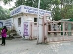 Faridabad, Nov 18 (ANI): A view of the entrance of the Al-Falah University, in Faridabad on Tuesday. (ANI Video Grab) (ANI Video Grab)