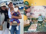 Inside Malti Marie's birthday celebration.