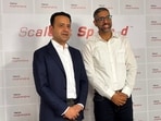 Tech Mahindra CEO Mohit Joshi and CFO Rohit Anand.