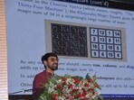 Professor at Princeton University, USA, Manjul Bhargava, a Padma Bhushan awardee. (HT)