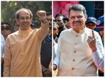 L: Shiv Sena (UBT) chief Uddhav Thackeray | Maharashtra CM and BJP leader Devendra Fadnavis