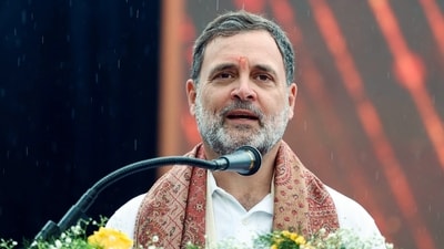 BJP slams Congress leader Rahul gandhi after IMF calls India a key growth engine for global economy. (File photo)