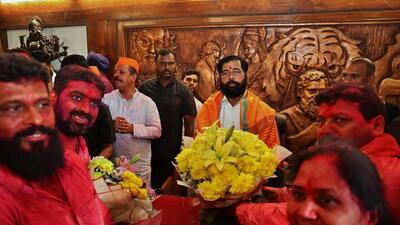 As anticipated, Shiv Sena has emerged as the largest party in the Thane Municipal Corporation (TMC) by winning 49 seats. (HT) As anticipated, Shiv Sena has emerged as the largest party in the Thane Municipal Corporation (TMC) by winning 49 seats. (HT)