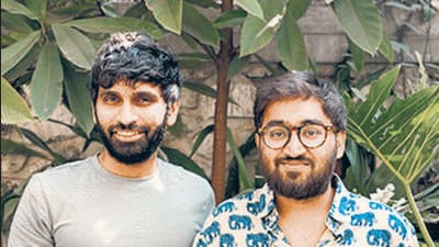 Co-founders Advaith Inamke (L) and Aditya Rai. (HT PHOTO) Co-founders Advaith Inamke (L) and Aditya Rai. (HT PHOTO)