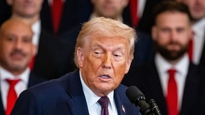 The Nobel Institute has said Maria Corina Machado could not give her prize to Donald Trump, an honour that he has repeatedly coveted. (Bloomberg) The Nobel Institute has said Maria Corina Machado could not give her prize to Donald Trump, an honour that he has repeatedly coveted. (Bloomberg)