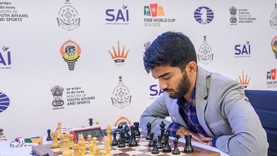 D Gukesh during a game. (HT_PRINT) D Gukesh during a game. (HT_PRINT)