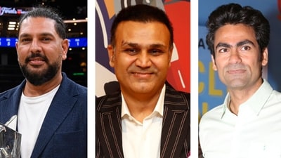From left: Yuvraj Singh, Virender Sehwag and Mohammad Kaif (AFP Images) From left: Yuvraj Singh, Virender Sehwag and Mohammad Kaif (AFP Images)