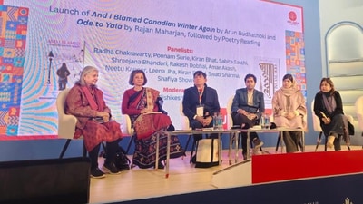 The International Events Corner at the New Delhi World Book Fair 2026 fosters global literary dialogue among diverse cultural practitioners, emphasising literature's role in cultural exchange, memory, and identity. (NBT) The International Events Corner at the New Delhi World Book Fair 2026 fosters global literary dialogue among diverse cultural practitioners, emphasising literature's role in cultural exchange, memory, and identity. (NBT)