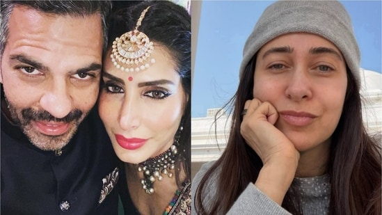 Sunjay Kapur and Priya Kapur; Karisma Kapoor