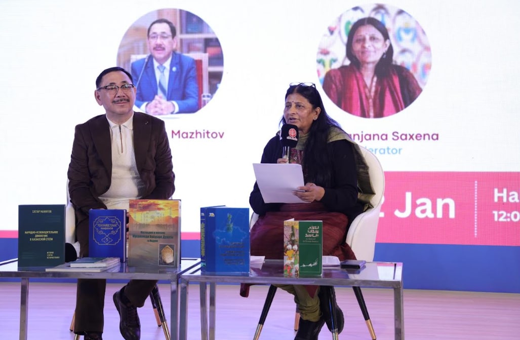 At the New Delhi World Book Fair 2026, the International Events Corner emphasises literature as a global dialogue platform. (NBT) At the New Delhi World Book Fair 2026, the International Events Corner emphasises literature as a global dialogue platform. (NBT)