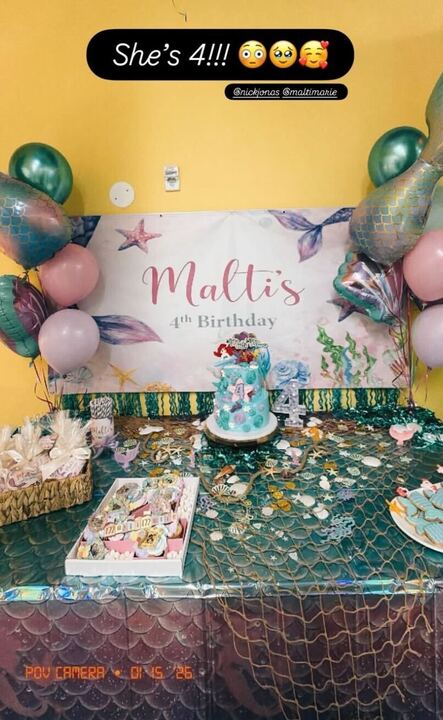Priyanka Chopra shares pic from daughter's birthday bash. Priyanka Chopra shares pic from daughter's birthday bash.