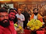As anticipated, Shiv Sena has emerged as the largest party in the Thane Municipal Corporation (TMC) by winning 49 seats. (HT)