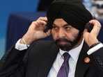 World Bank President Ajay Banga at an event in Beijing in December 2025. 
