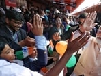 Earlier in the day, PM Modi flagged off India’s first Vande Bharat sleeper class trains from a separate programme in the district. (@narendramodi X)