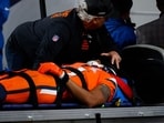 Pat Bryant #13 of the Denver Broncos is carted off the field during the fourth quarter against the Jacksonville Jaguars Pat Bryant #13 of the Denver Broncos is carted off the field during the fourth quarter against the Jacksonville Jaguars