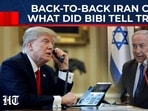 Axios and other outlets reported that Trump and Netanyahu have spoken at least twice this week. Axios and other outlets reported that Trump and Netanyahu have spoken at least twice this week.