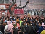 Massive crowds of visitors at Red Fort in Delhi earlier this month
