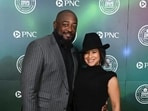 Mike Tomlin's wife Kiya operates a successful fashion brand and boutique in Pittsburgh. Mike Tomlin's wife Kiya operates a successful fashion brand and boutique in Pittsburgh.