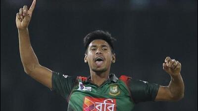 File image of Bangladesh’s Mustafizur Rahman. (AP) File image of Bangladesh’s Mustafizur Rahman. (AP)