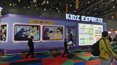 Kidz Express is an immersive, playful world where thousands of children board a daily ride through imagination. (National Book Trust) Kidz Express is an immersive, playful world where thousands of children board a daily ride through imagination. (National Book Trust)