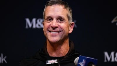John Harbaugh has joined the New York Giants on a massive contract (AP) John Harbaugh has joined the New York Giants on a massive contract (AP)