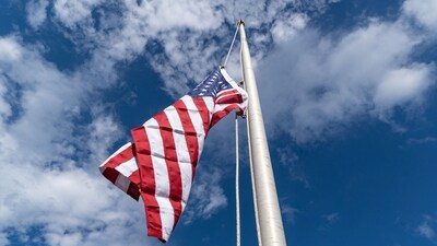 Flags are lowered across Kansas and New Jersey to honor the passing of public servants Evora Wheeler and Dick Zimmer. (Getty Images via AFP) Flags are lowered across Kansas and New Jersey to honor the passing of public servants Evora Wheeler and Dick Zimmer. (Getty Images via AFP)
