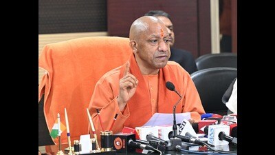 Uttar Pradesh chief minister Yogi Adityanath talking to reporters in Varanasi on January 17. (HT photo) Uttar Pradesh chief minister Yogi Adityanath talking to reporters in Varanasi on January 17. (HT photo)