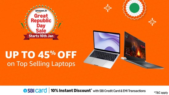Unlock 45% discounts with these curated laptop deals for you during the Amazon Great Republic Day Sale.